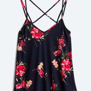 PAPERMOON Basima Back Detail Knit Top Navy Small